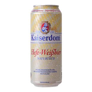 德国原装进口kaiserdom凯撒顿姆啤酒精酿白啤500ml*24罐装听整箱