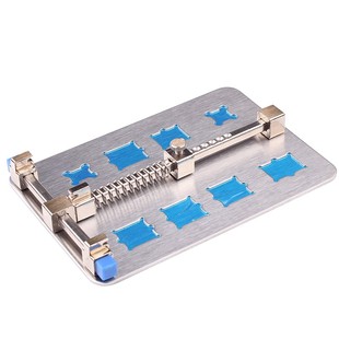 鹿仙子不锈钢手机维修卡具芯片固定器PCB主板焊接辅助夹具定位台