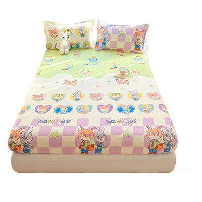 2026新款纯棉床笠单件加厚床罩