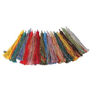 藏式手搓棉线流苏穗子文玩挂件手串配饰手工吊穗宋锦diy材料配件