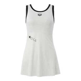 arena阿瑞娜女自游爱运动休闲舒适连体无袖裙式温泉泳衣