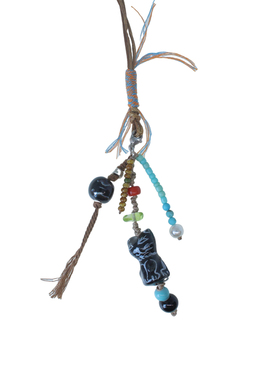 猫狗陶瓷长款项链毛衣链