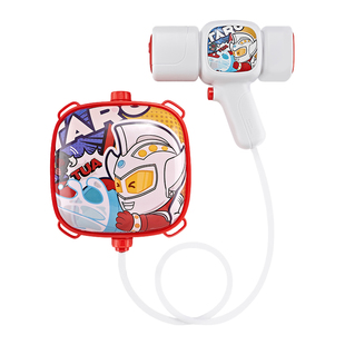 2026新款奥特曼背包水枪玩具呲喷水电动玩水儿童背式泼水节装备泚