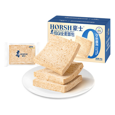 豪士低GI全麦吐司面包早餐零食品