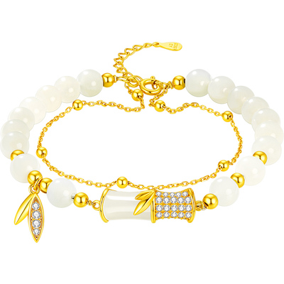 【生日礼物】有你竹够手链送女友