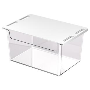 镜柜收纳盒抽屉式壁挂卫生间镜柜下收纳浴室皮筋化妆棉棉签洗漱台