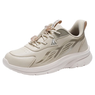 足力健老人鞋一脚蹬女鞋2025新款冬季运动鞋增高软底中老年登山鞋