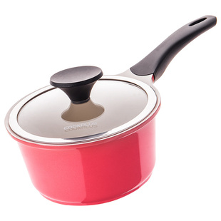 乐扣乐扣陶瓷奶锅不粘锅宝宝辅食锅蒸煮小锅家用泡面锅燃气灶通用