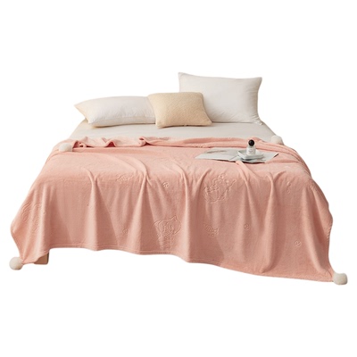 罗莱家纺沙发午睡冬季加厚法兰绒毛毯办公室毯子发热保暖床单绒毯