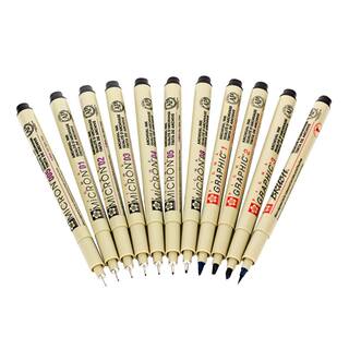 官方旗舰店 日本文具sakura樱花PIGMA笔酷马针管笔防水勾线笔樱花笔不易晕染专业描边美术专用儿童动漫绘画笔