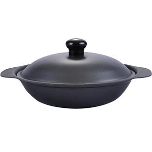 铁煲仔商用生铁锅煲仔饭专用煲锅铸铁鸡煲锅巴饭锅砂锅电磁炉铁锅