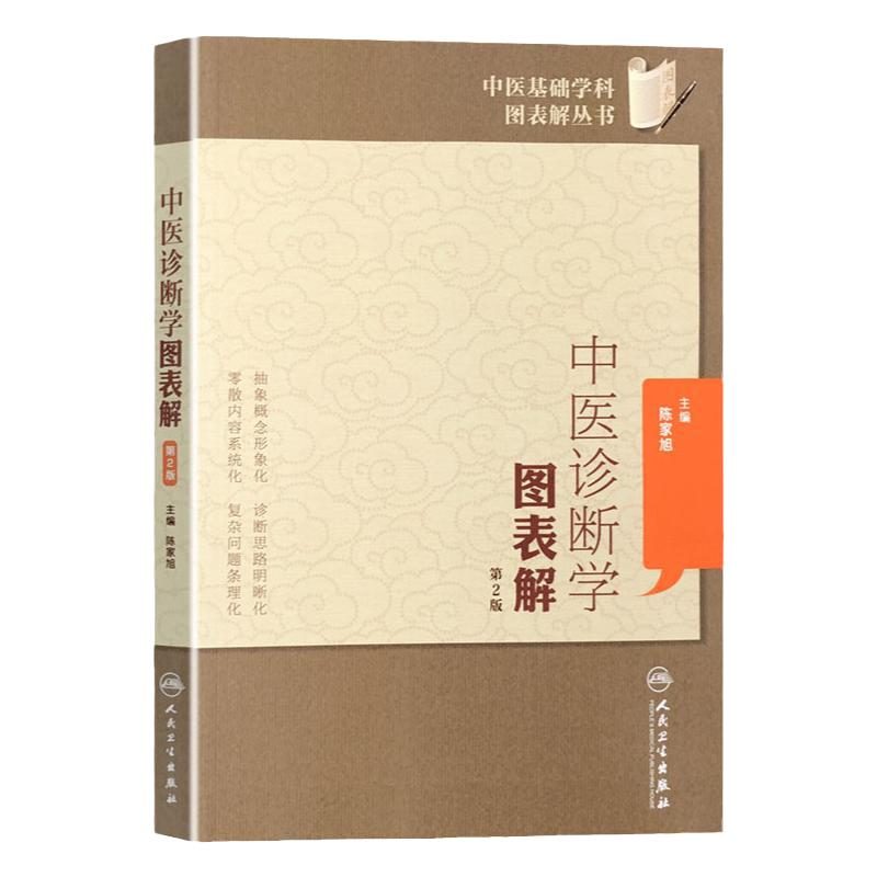 中医诊断学图表解第二版中医基础学科图表解丛书 陈家旭主编人民卫生出版社望闻问切图表诊断学中医基础古籍中医书籍大全中医诊断