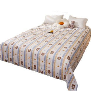 水洗棉床单单件夏季儿童男孩1米2单人学生宿舍一米五卡通磨毛被单