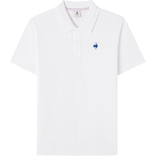 乐卡克法国公鸡春夏男士运动POLO衫休闲商务翻领短袖