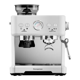 诗派索爆款意式半自动咖啡机家商用换新补贴冷热双萃研磨一体机