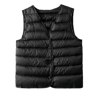 轻薄羽绒马甲女2025秋冬新款