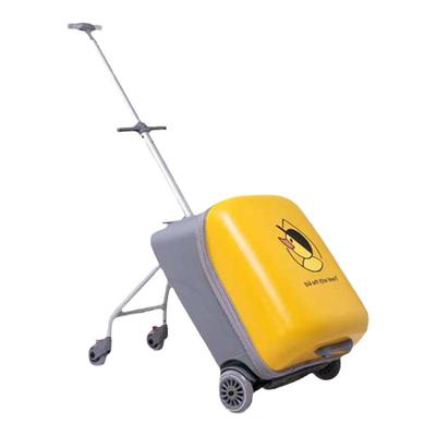 QBOX儿童可坐骑行李箱拉杆遛娃箱