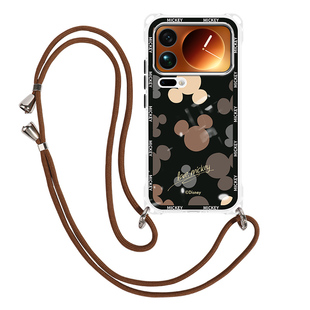 迪士尼正版适用小米17手机壳系列斜挎17pro专用新款高级感防摔外壳promax软壳带挂绳超薄女十七标准版高颜值