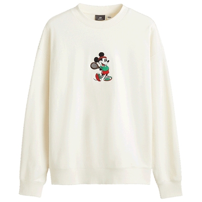 【迪士尼系列】HM男装女装卫衣25新款米奇印花套衫打底衫1218803