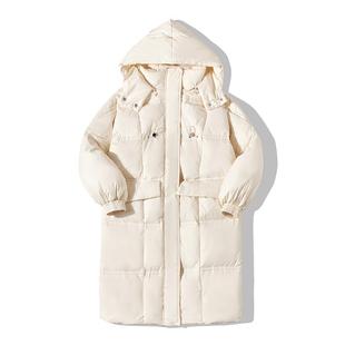 【159/件】EPTISON白鸭绒羽绒服女2025新款冬休闲宽松中长款外套