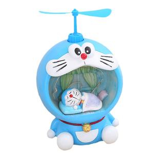 创意日式叮当猫小夜灯竹蜻蜓哆啦A梦存钱罐家居卡通摆件儿童礼物