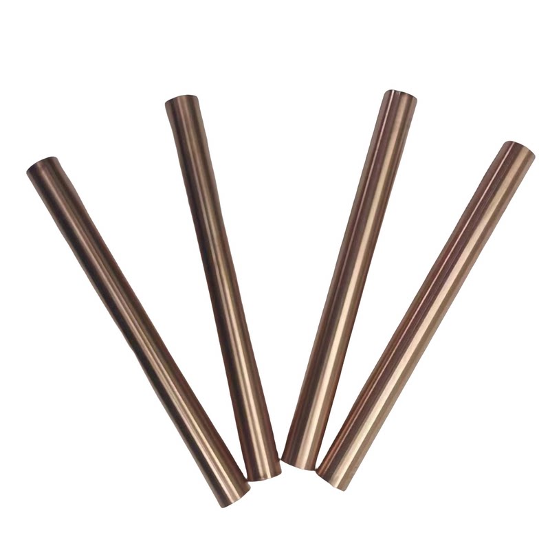 T2紫铜精磨圆棒 实心底孔铜棒 紫铜电极棒 D0.3～25.8*150/200mm