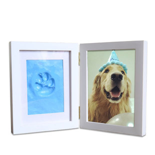 狗狗爪印猫咪爪印掌印宠物脚印纪念diy印泥宠物相框纪念品摆件