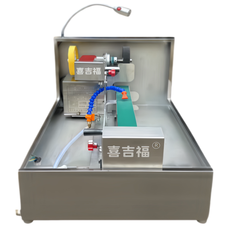 喜吉福915双砂带左右款650瓦无刷电机调速正反转商用水磨水冷磨刀