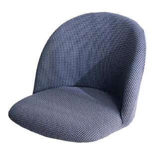 弹力弧形靠背椅子套罩一体餐椅套罩简约全包八角椅座椅套家用纯色