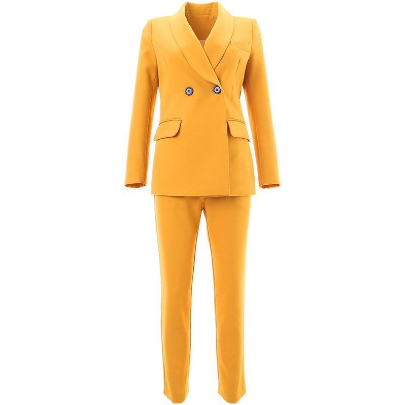 初春西装套装女时尚潮工装西服