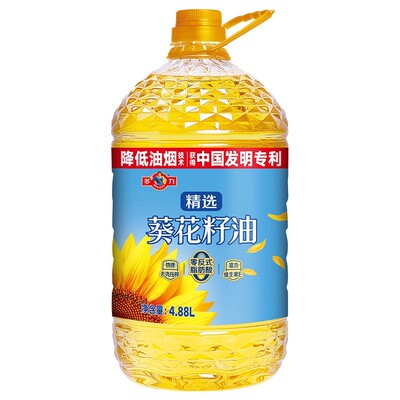 【官方旗舰店】多力食用油精选葵花籽油4.88L/桶官方正品低油烟