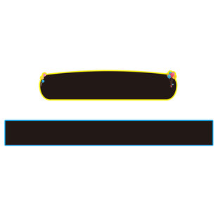 磁性彩色边框空白黑板贴白板贴磨砂软磁云朵款写标题长条黑板贴可擦写教学教师公开课板书条贴片粉笔书写教具