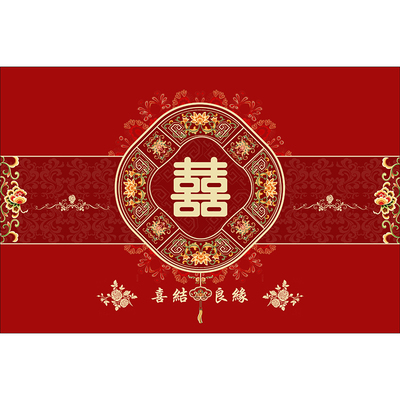 喜字结婚地垫喜庆入户门地垫门口进门家用硅藻泥脚垫新婚房红地毯