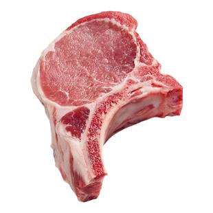 2-4块450-500g战斧猪排西班牙带骨猪脊伊比利亚黑猪带骨猪里脊