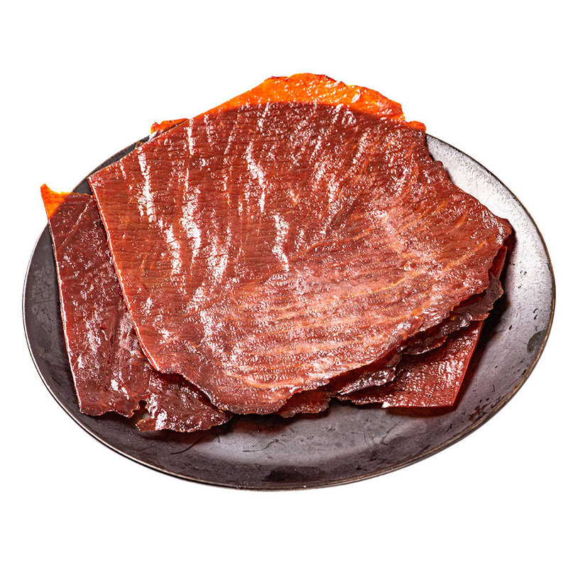 原切手撕大片厚切猪肉脯高蛋白追剧网红健身休闲零食解馋整箱