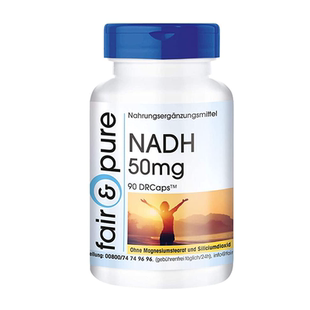 【秒发】德国fairpure NADH细胞线粒体素-高含量50mg大包装90粒