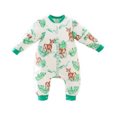 良良纯棉纱布抗菌分腿睡袋