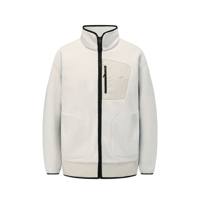 新奇天加厚男款羊羔绒摇粒绒外套