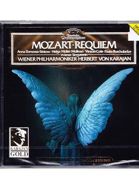 原原进口 Mozart Requiem 莫扎特 安魂曲 卡拉扬 CD 4390232