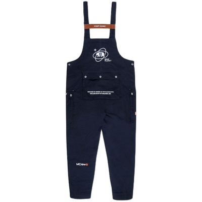 MCREW加厚工装风藏青蓝连体衣裤