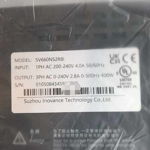 询价-汇川INOVANCE伺服驱动器SV660NS2R8I
