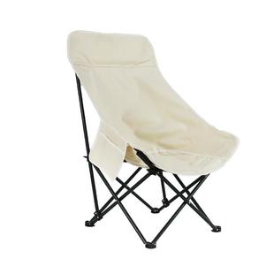 户外折叠椅便携月亮椅露营钓鱼沙滩躺椅凳小马扎户外用品考研写生