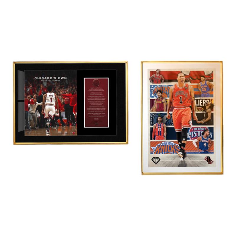 Derrick Rose德里克罗斯风城玫瑰公牛队NBA装饰画