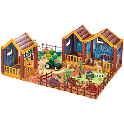 牧场农场套装儿童长大植物家禽鸡