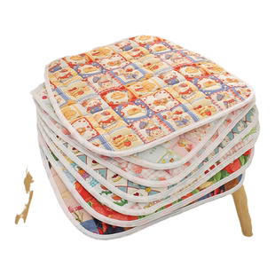 椅子坐垫四季通用马蹄形餐椅垫子可爱办公室久坐透气防滑全棉座垫