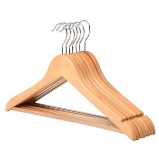 裕祥实木衣架衣帽间木质防滑衣架木衣服撑子服装木头衣挂酒店家用