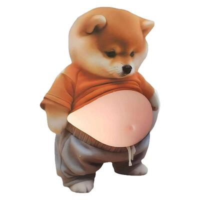 柴犬小狗人肚皮捏捏乐防