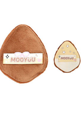 MOOYUU茉语甜心可可定妆粉扑