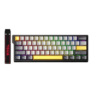 狼蛛Win60he MAX磁轴机械键盘有线电竞低延迟游戏支持混轴RGB抗摔