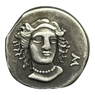 维纳斯阿弗洛狄特金牛座天秤座复古希腊银币纯银古币戒指吊坠订制